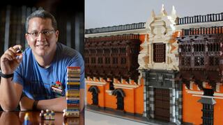 El peruano que sueña construir una réplica de Lima con miles de piezas de Lego
