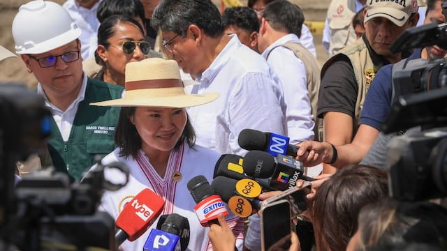 Keiko Fujimori tras encuesta de Datum: “La población está esperando que el Estado vuelva a funcionar, a tener eficiencia”