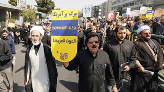 Irán: Miles participaron de protesta contra Trump