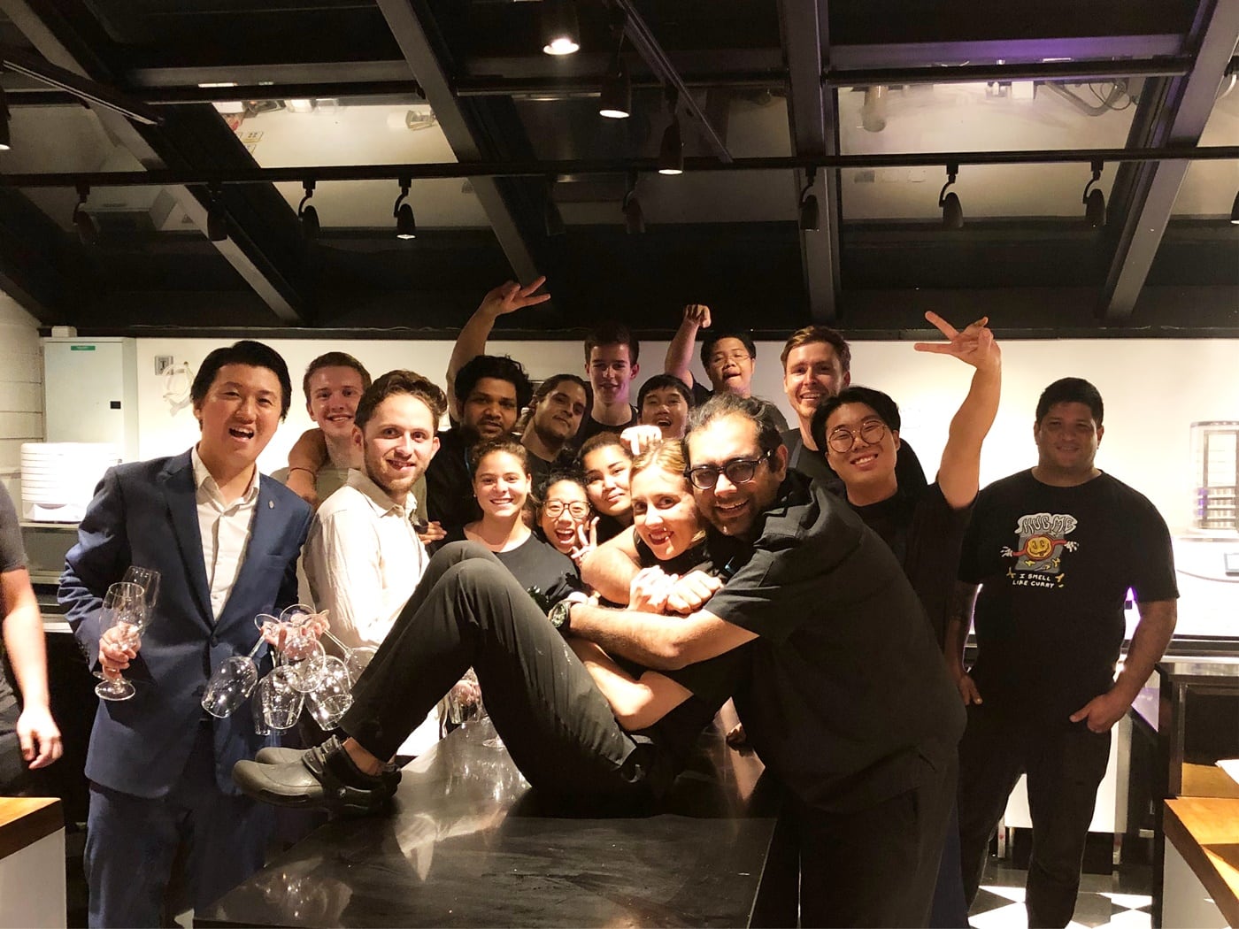 En Tailandia, donde entró como jefa de cocina en Gaggan y se formó como líder. (Foto; archivo personal)