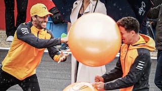 F1: Ricciardo no quiso perder una carrera y golpeó en el rostro a Lando Norris | VIDEO