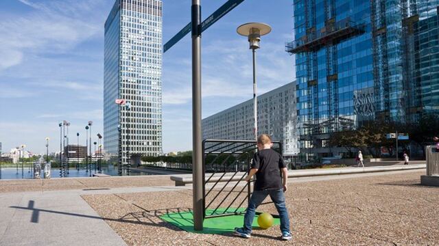 El deporte se adueña de la ciudad con esta instalación en París