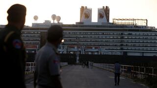 Camboya recibe al Westerdam, el crucero que fue rechazado por cinco países por temor al coronavirus | FOTOS