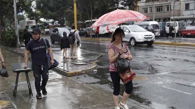 Lluvia sorprende a vecinos de varios distritos de Lima