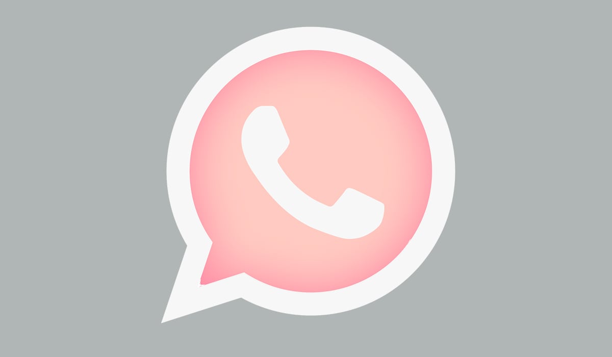 ¿Quieres tener el ícono de WhatsApp en rosado? Usa estos pasos. (Foto: PNGKey)