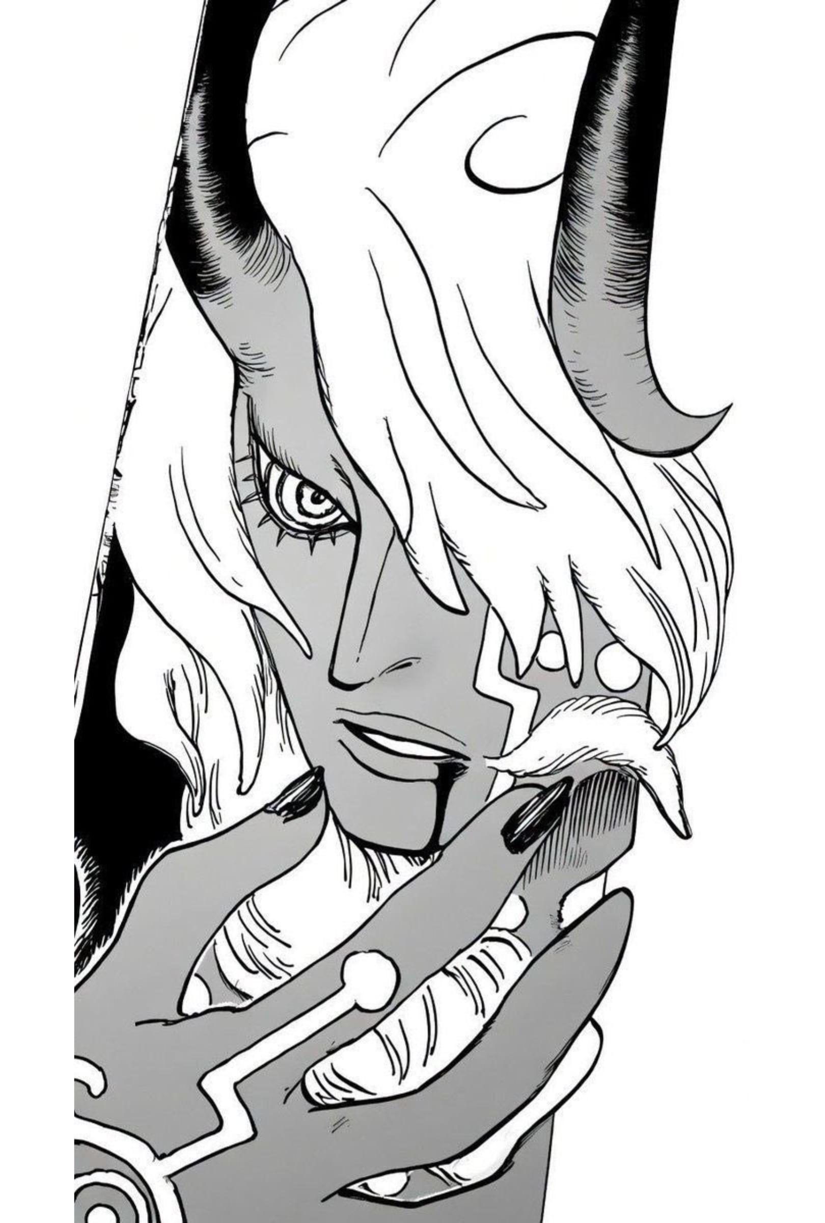 Tras 8 años y 273 capítulos desde su primera aparición, el rostro de Imu, el soberano del Trono Vacío de "One Piece", ha sido finalmente revelado en el manga (Foto: Shueisha / Weekly Shonen Jump)