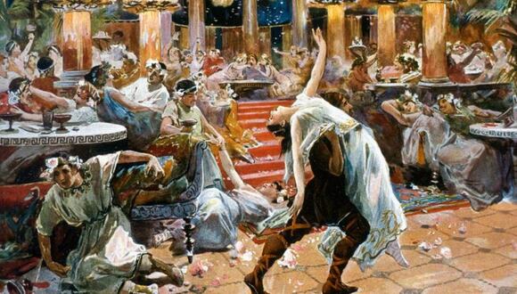 Los historiadores romanos describen suntuosos banquetes, en los que se combinaban sexo y comida. (Getty Images).