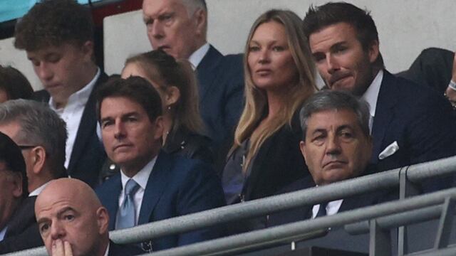 Final de la Eurocopa: Tom Cruise y su peculiar manera de celebrar el gol de Luke Shaw junto a David Beckham 
