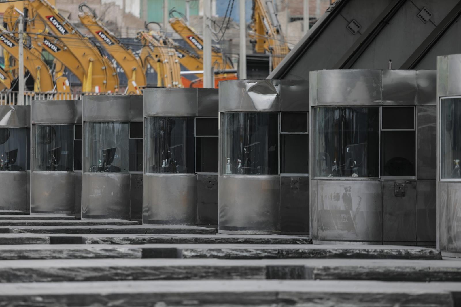 Garitas lucen vacías y sin personal atendiendo. (Foto: Joel Alonzo)