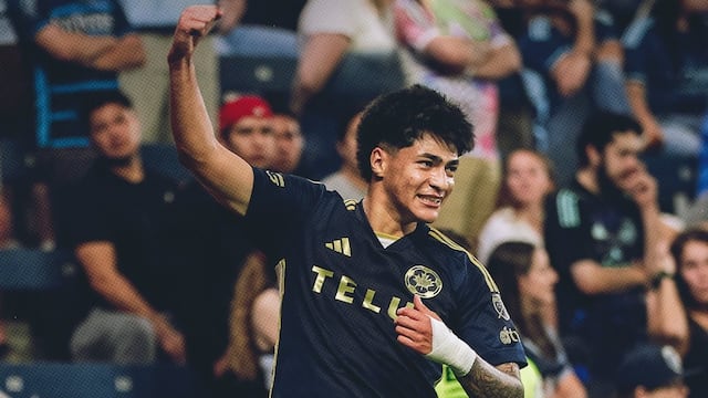 Kenji Cabrera anotó su primer gol con camiseta del Vancouver Whitecaps frente al Sporting KC por la MLS.