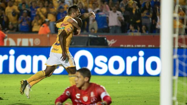 Tigres UANL derrotó al Necaxa por la Liga MX con goles de Gignac y Valencia