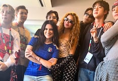 BTS, Shakira y Laura Pausini protagonizan una foto icónica tras sus shows en el Mundial 2026