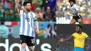 Lionel Messi y los récords de Maradona y Pelé que superó en la semifinal de Qatar 2022