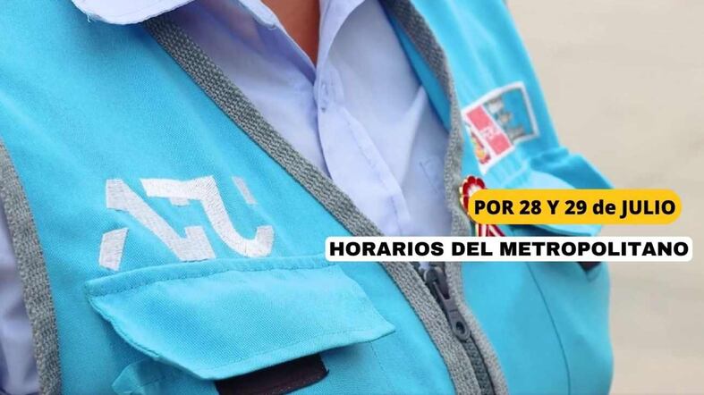 ¿Hasta qué hora funciona el servicio del Metropolitano en Fiestas Patrias? | Estaciones, rutas y más