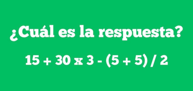 Prueba tu rapidez mental resolviendo este reto matemático en 10 segundos