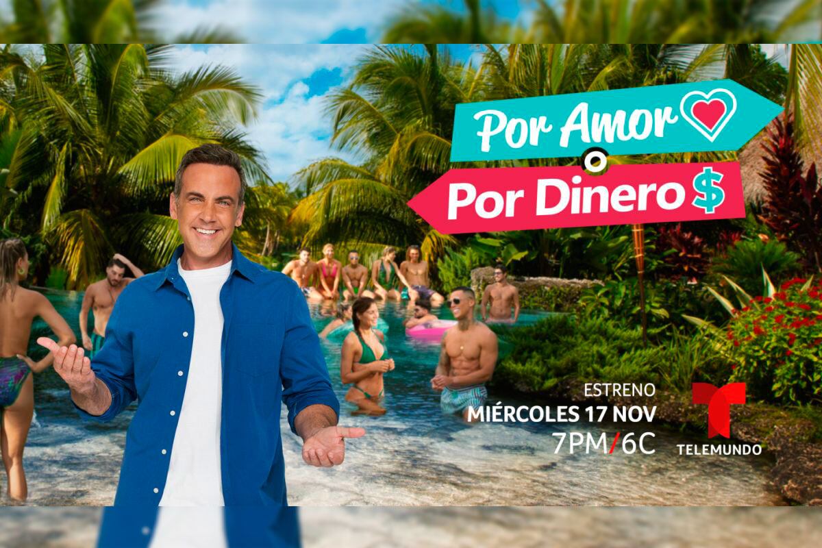 El nuevo reality reúne a 16 concursantes, 8 varones y 8 mujeres, en un oasis para competir por el premio mayor. El programa estará conducido por Carlos Ponce (Foto: Telemundo)