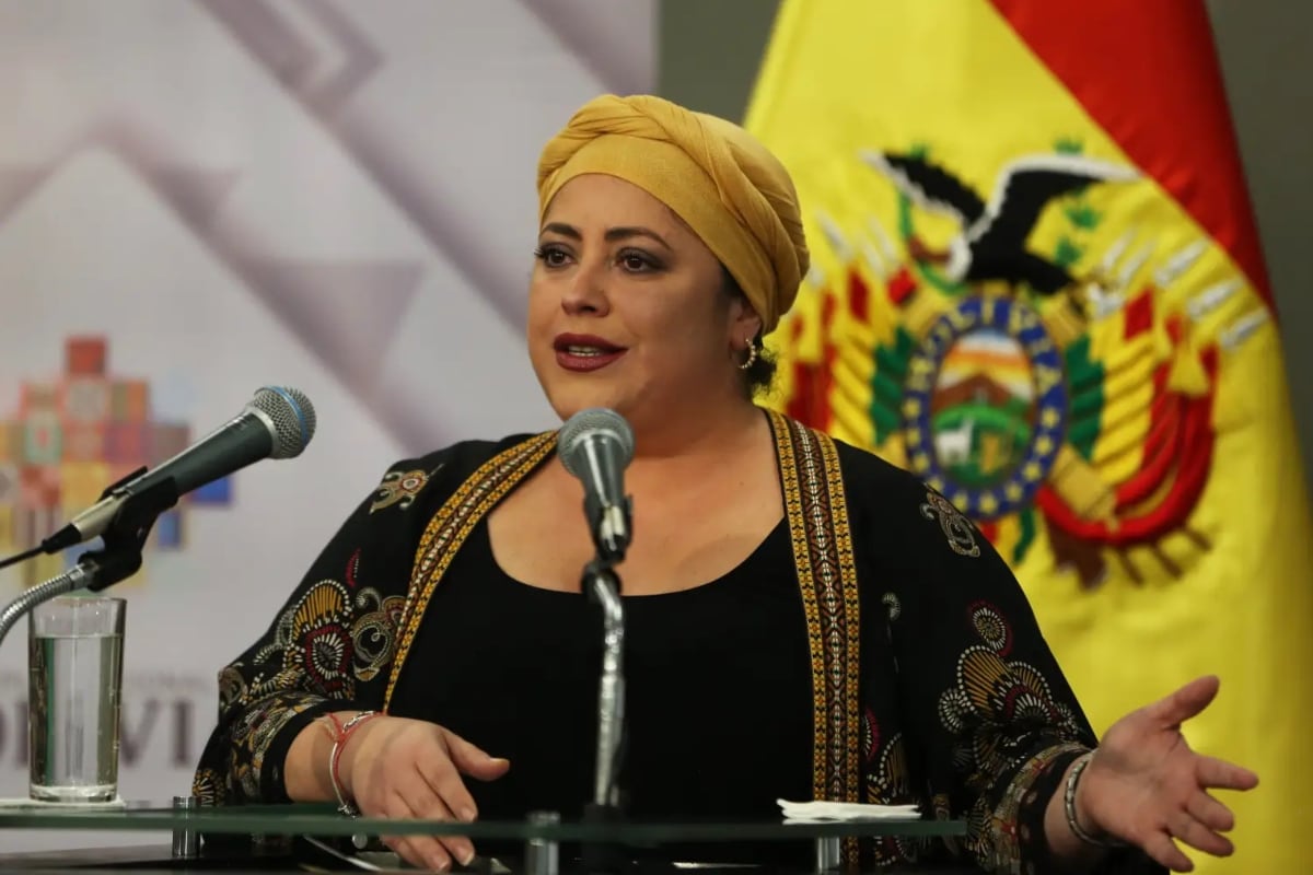 la ministra de la Presidencia indicó que Evo Morales busca “acortar el mandato” de Luis Arce. (Foto: EFE)