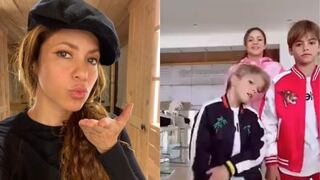 Shakira hace rara aparición bailando junto a sus hijos Milan y Sasha en video de Tik Tok | VIDEO 