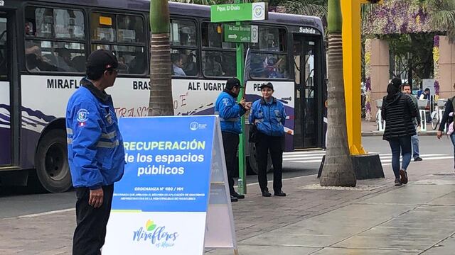 Miraflores: la mayoría de cambistas acata ordenanza y se retira de las calles