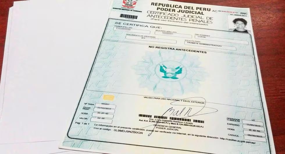 Cómo obtener tu Certificado de Antecedentes Policiales para uso nacional: guía paso a paso. (Foto: difusión)