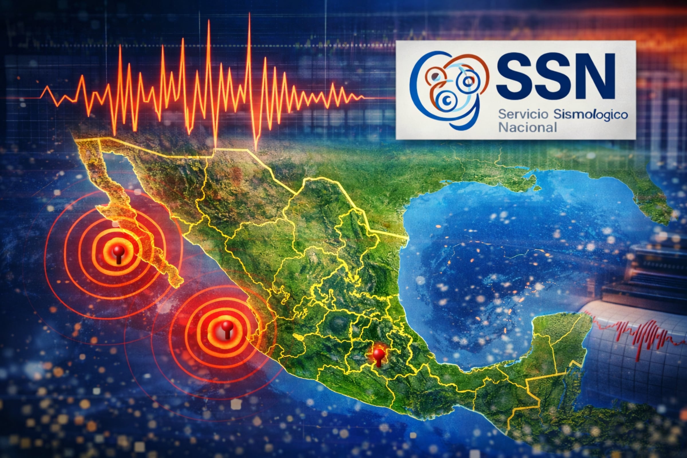 Consulta por los detalles del último temblor en México para este sábado 18 de abril de 2026, con la hora, magnitud y epicentro del sismo vía SSN. (Foto: Imagen creada por El Comercio MAG utilizando la IA de Gemini)