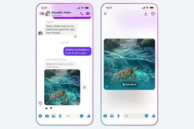 Meta AI funciona como asistente dentro de cualquier chat de WhatsApp, individual o grupal.