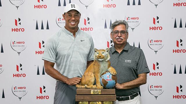 Tiger Woods se mantiene como embajador global de Hero Moto