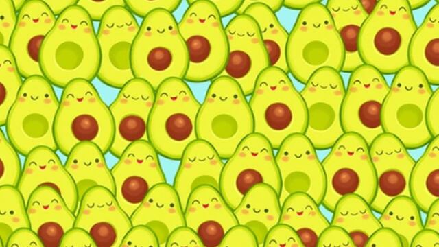 Un aguacate tiene semilla con forma de corazón y debes hallarlo en 10 segundos