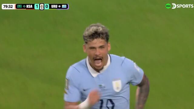 ¡Llegó el empate! Maximiliano Araújo anotó el 1-1 de Uruguay vs Arabia Saudita en Miami | VIDEO
