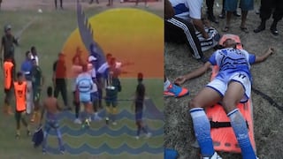 Copa Perú: brutal agresión a futbolistas en Cajamarca