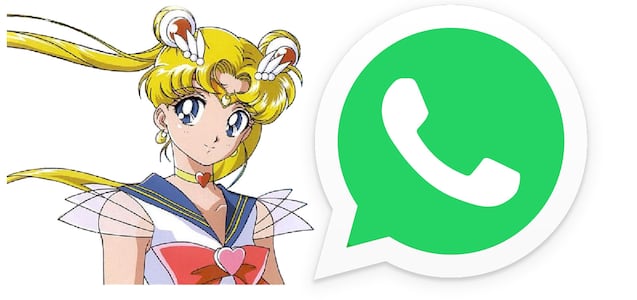 Te enseño cómo activar el “modo Sailor Moon” en WhatsApp