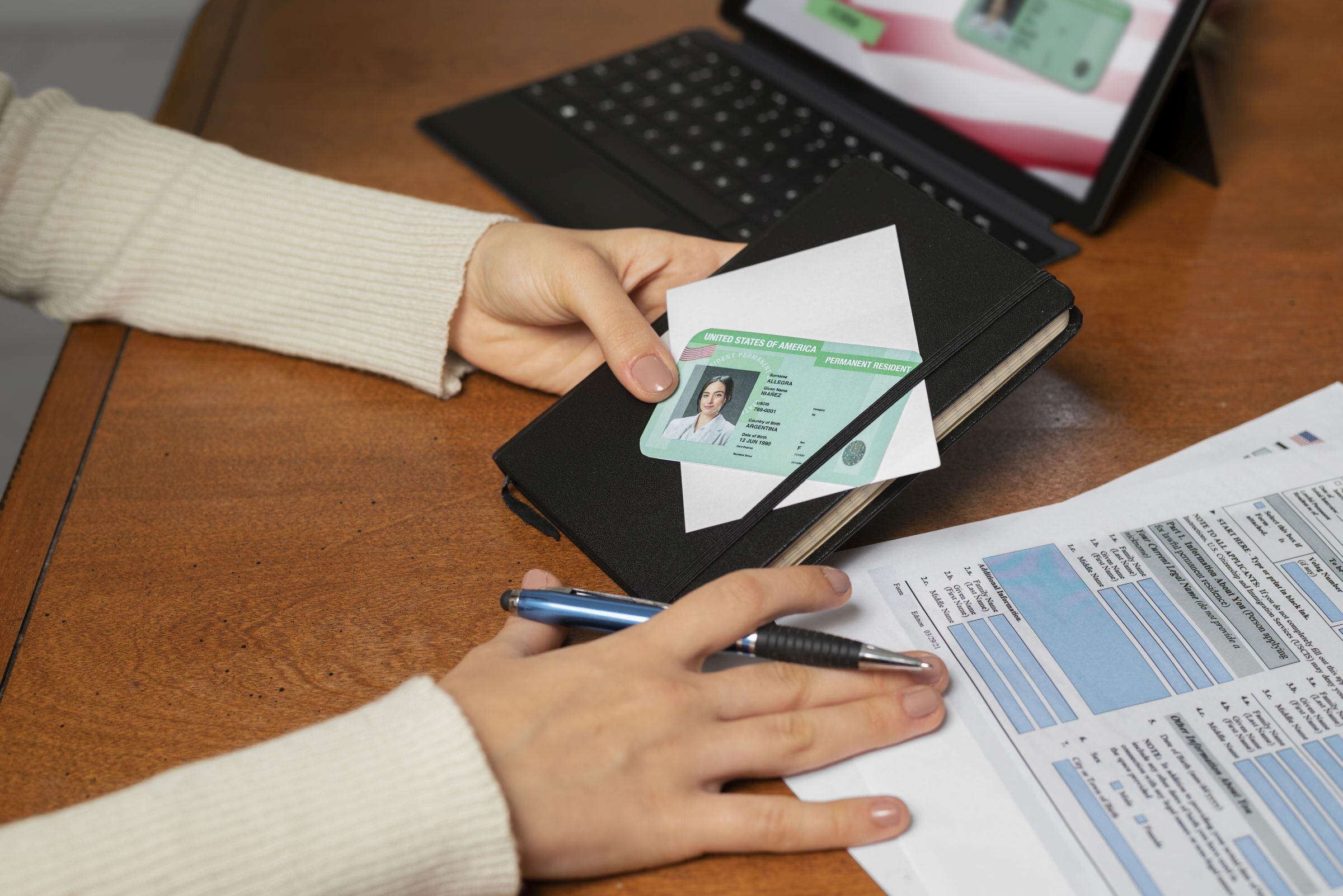 La Green Card es un documento que se le otorga a los residentes de Estados Unidos (Foto: Freepik)