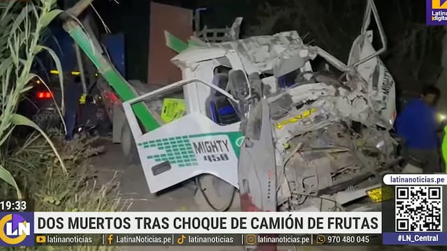 Huarochirí: chofer y pasajera mueren tras choque de camión contra roca en San Mateo de Otao