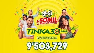 Cotejar La Tinka: ganadores del sorteo realizado el 26/02/2025