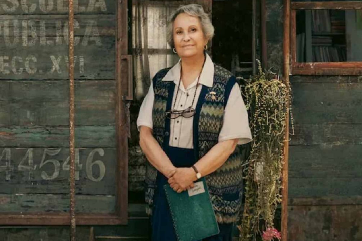 Adriana Barraza como Georgina en la película mexicana "El último vagón" (Foto: Netflix)
