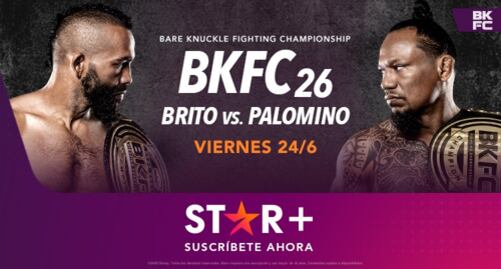 El peruano Luis ‘Baboon’ Palomino se quiere consagrar como el primer bicampeón en la historia del BareKnuckle Fighting Championship. (Foto: Star)