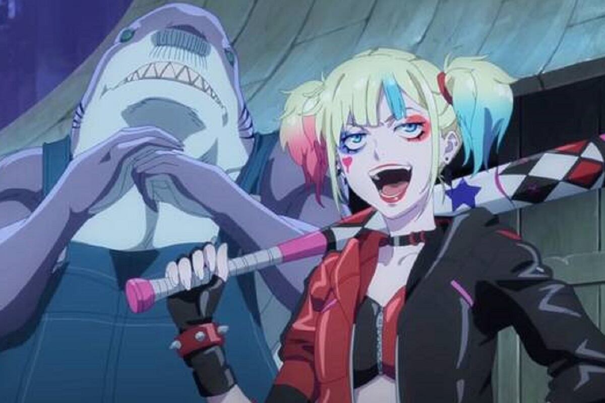 Subaru Kimura le da voz a Nanaue / Rey Tiburón y Anna Nagase le da voz a la Dra. Harleen Quinzel / Harley Quinn en la serie anime "Suicide Squad Isekai" (Foto: Warner Bros.)