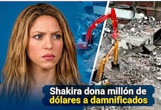 Shakira dona US$1 millón para reconstruir escuelas en Colombia