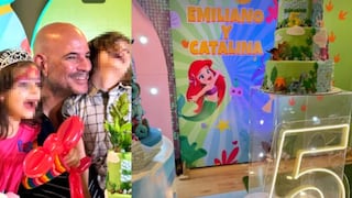 Ricardo Morán celebró a lo grande los 5 años de sus hijos: varios famosos asistieron a la fiesta | VIDEO 