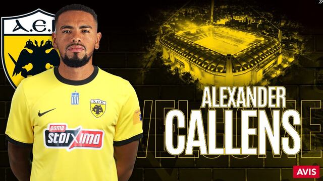 Alexander Callens fue anunciado como nuevo jugador del AEK de Grecia