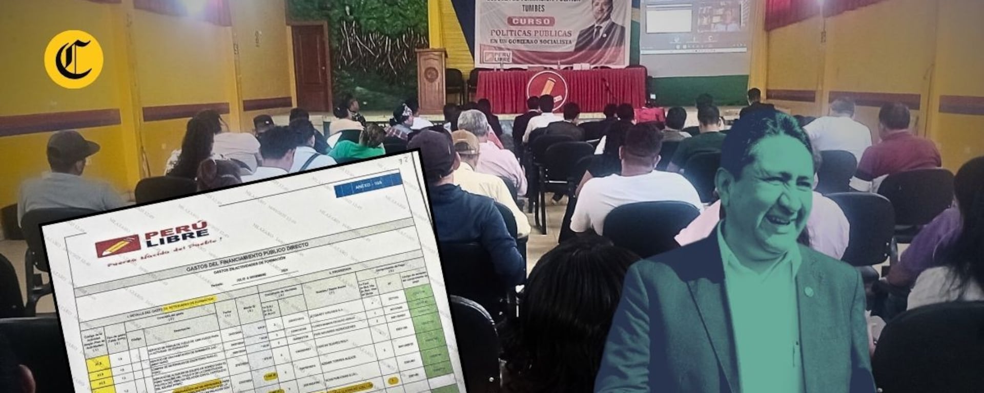 Perú Libre gastó fondos públicos en ponencias políticas que brindaron sus propios militantes