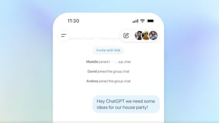 OpenAI lanza a nivel global los chats grupales en ChatGPT