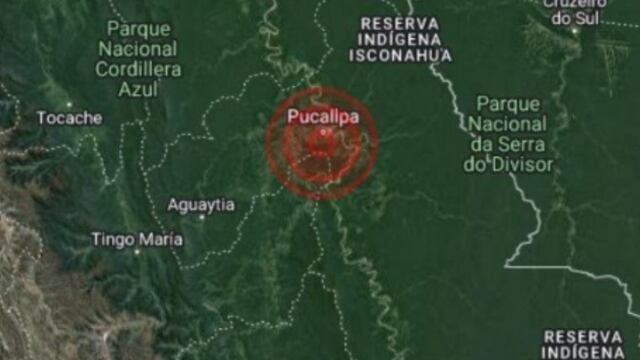 Fuerte sismo de magnitud 5.0 sacudió Ucayali la mañana de este jueves
