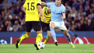 Con gol de Haaland: Manchester City derrotó a Dortmund en la Champions League