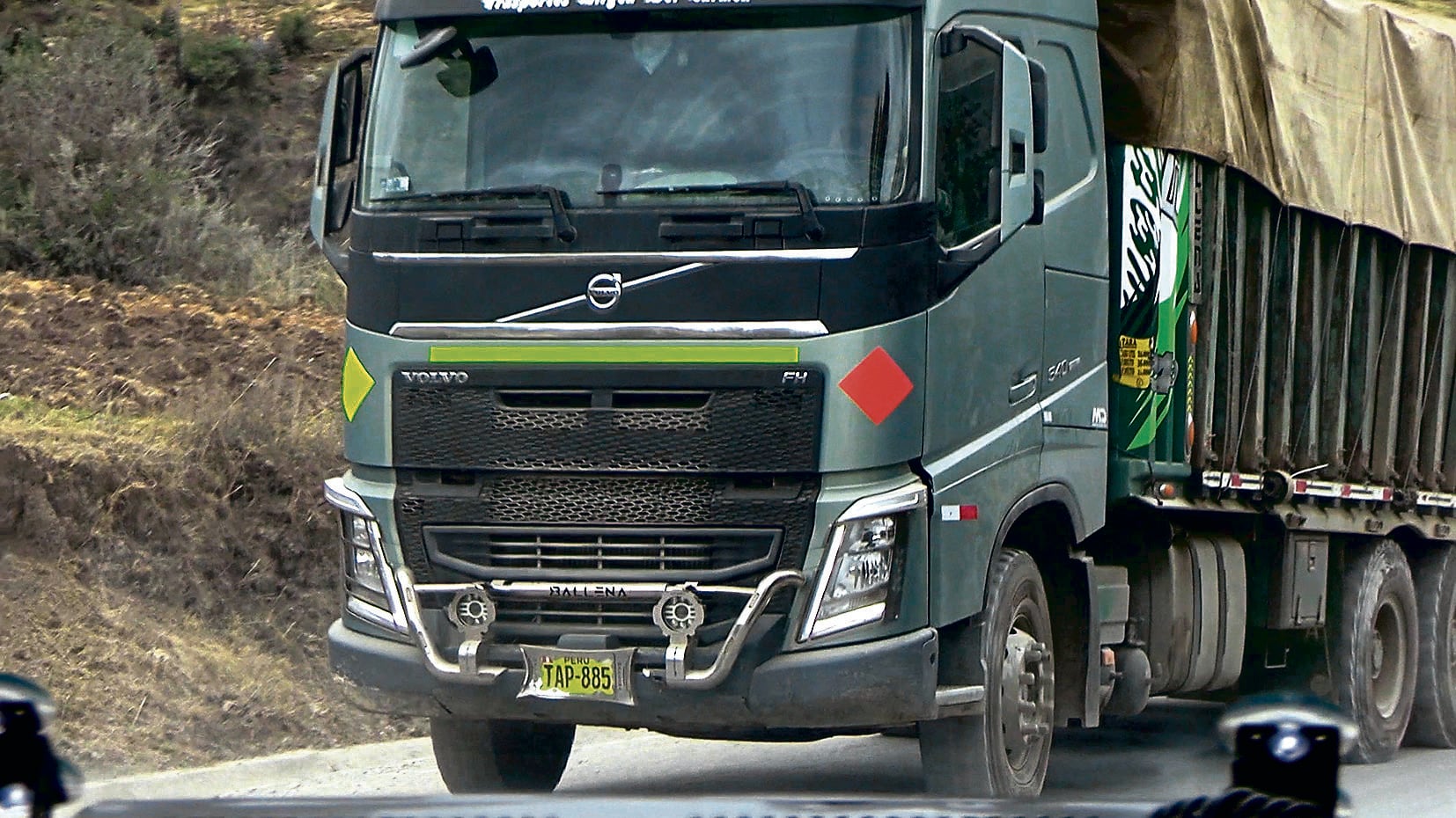 El camión de placa TAP-885 es propiedad de Luis Antonio López Domínguez, quien posee dos Reinfo suspendidos. Ambos son en derechos mineros ubicados en Pataz. (Foto: El Comercio)
