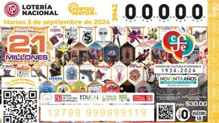 Sorteo Mayor 3942 del martes 3 de setiembre: resultados del Premio Mayor