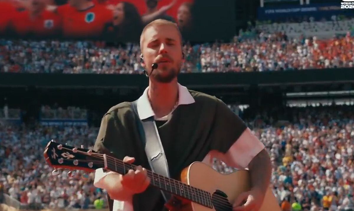 Así fue la presentación de Justin Bieber en el show de medio tiempo de la final del Mundial 2026 | VIDEO