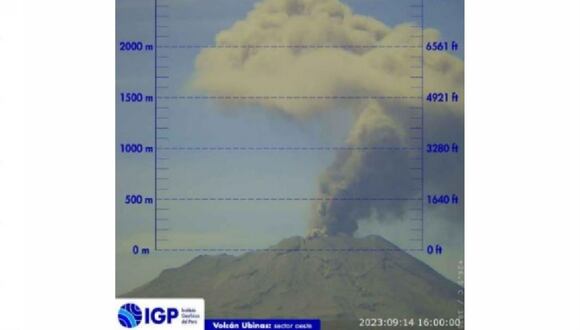 El volcán Ubinas se ubica en la región Moquegua. (Foto: IGP)