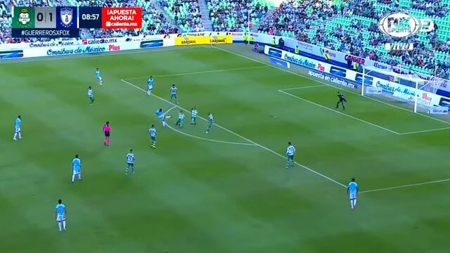 Santos Laguna vs. Pachuca: Cardona anotó el 2-0 para los 'Tuzos' con este golazo | VIDEO