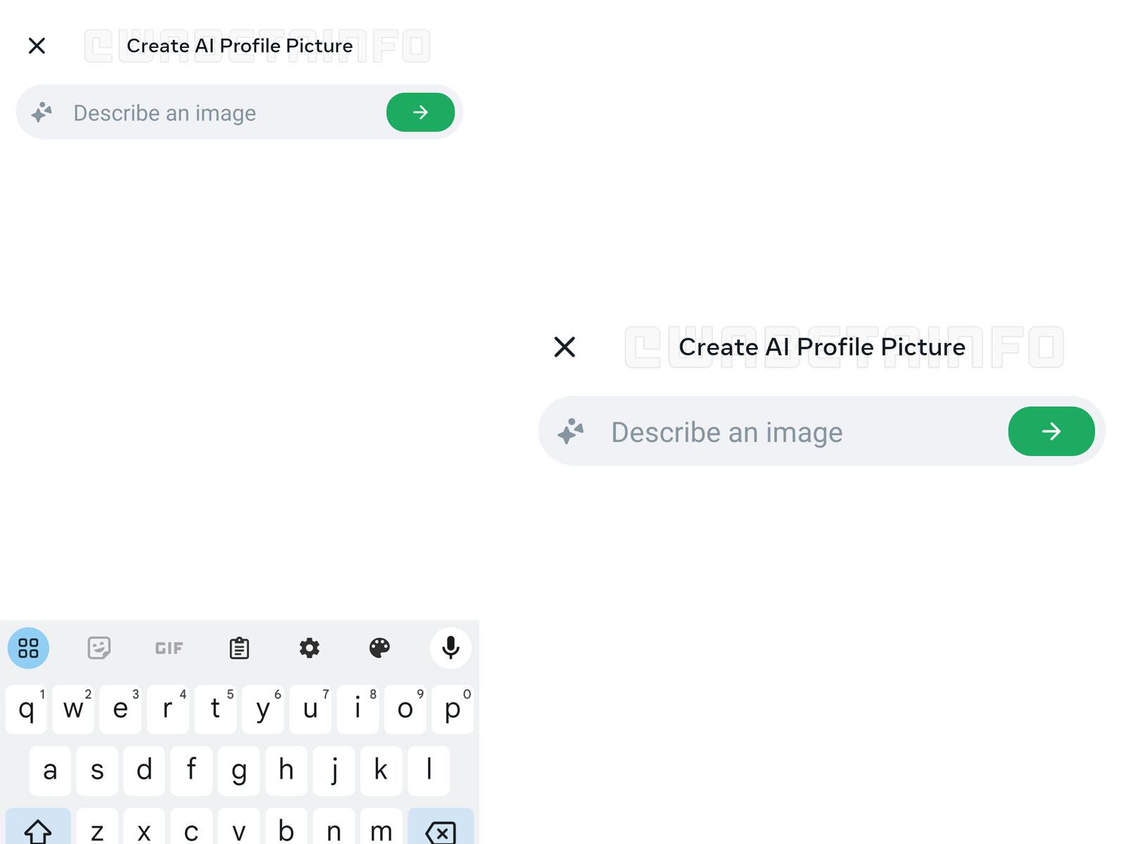 WHATSAPP | Con esta función podrás decirle a la IA que cree una foto de perfil tuya. (Foto: Depor - WAbeta Info)